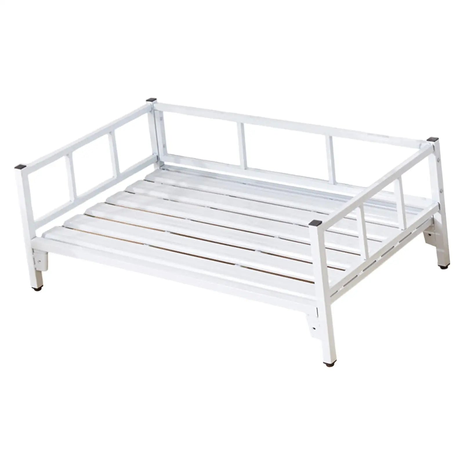 Dog Bed with Rails, Pet Supplies, Non-Slip Feet, Adjustable Height, Breathable,